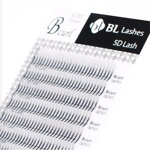 BL Level 5D Pre-Made Single Lash Tray Narrow Width