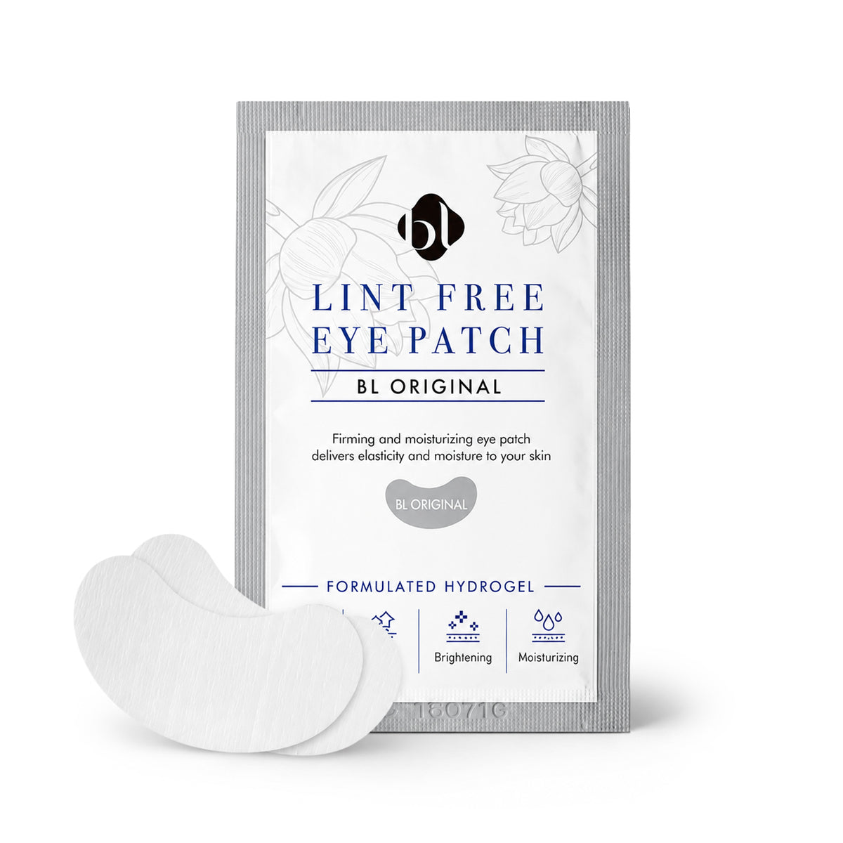 BL lint-free under-eye pads for professional eyelash extension application