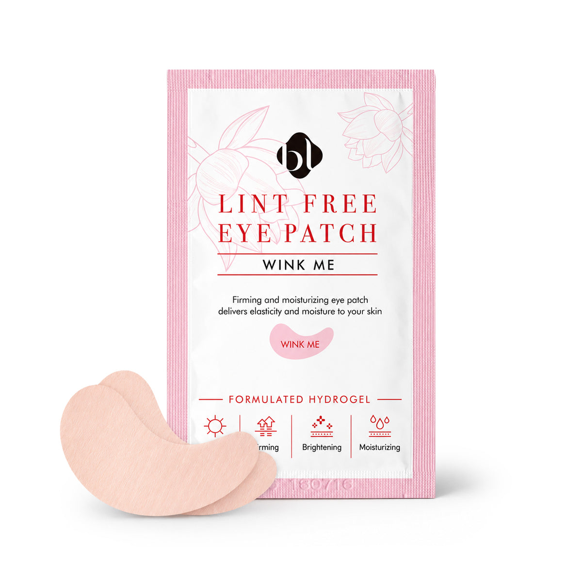 BL Wink-Me light pink lint-free eye patches for professional eyelash extension application