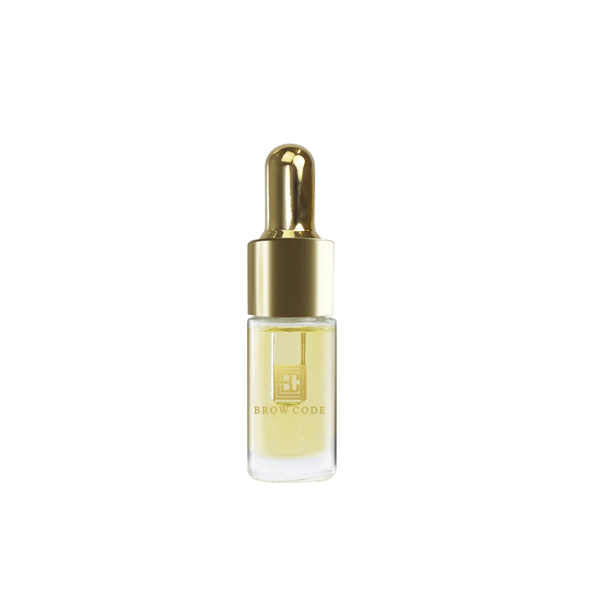 Brow Gold Nourishing Growth Oil 5ml for daily brow care and brow lamination aftercare