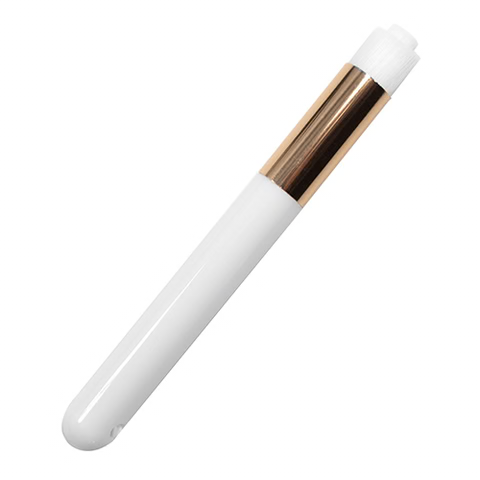 White and Gold Lash Cleansing Brush